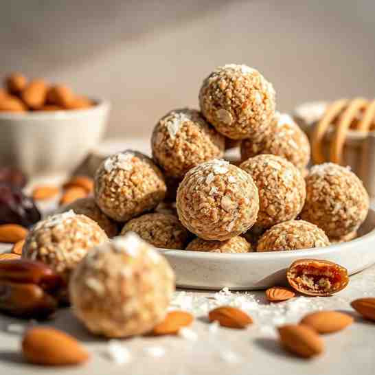Almond Flour Energy Balls - Healthy Low-Sugar Dessert